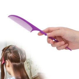 Rat Tail Hair Styling Combs, Pintail Comb Separating Combs Teasing Combs, Carbon Fiber Heat Resistant Combs, Layers Rattail Comb for Women