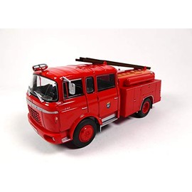 OPO 10 - Fire Truck 1/43 compatible with Berliet GAK 17 BOMBEROS from MADRID (Ixo P08)