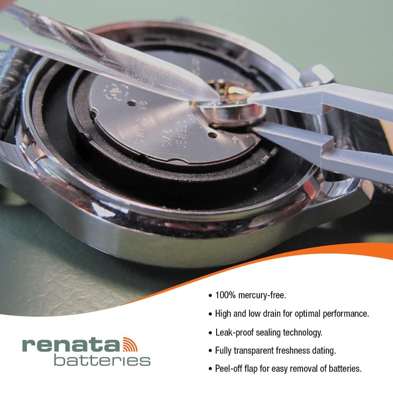 Renata Silver Oxide Watch Battery For 379 Button Cell