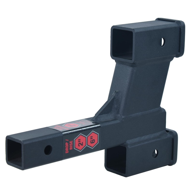 TOPTOW Trailer Hitch Dual Hitch Extender, 2 1/4-inch & 6