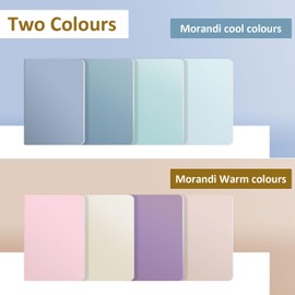 Ddaowanx Notebooks, Journals in Bulk, Blank Paper Sketchbooks, 72 Pages, 36 Sheets, 80GSM, 8.3x5.5 Inch, A5 Size, Travel Writing Notebooks Journal for Office School Supplies (Blank-24pack, 8 Colors)