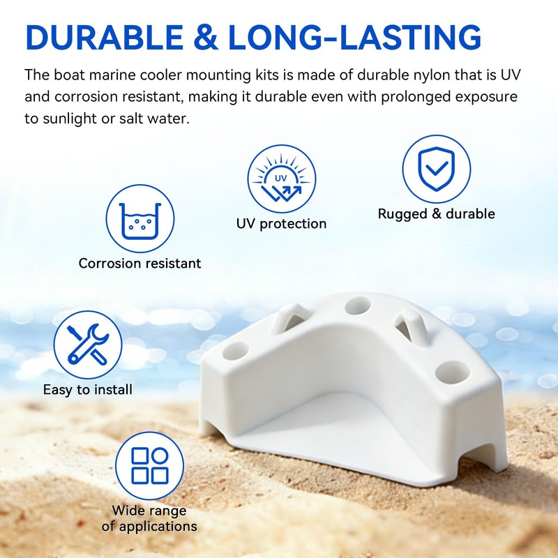 KEYDINHT Boat Marine Cooler Mounting Kit Fit for Yeti, Igloo,