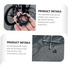 Operitacx Stainless Steel Octopus Screwdriver in Outdoor Bike Repair Gadget Portable Hand Tool Key Ring Hole for Easy Access