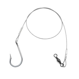 3/0-5/0 Shark Surf Rigs with 20 Inch 49-Strands Steel Leader(120Pound),Deep Sea Hooks for Big Fish (10/0)