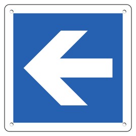 Pubblimania Aluminium Arrow, Ideal for Outdoor Use, Thickness 3 mm (Arrow cm 14.5 x 14.5)