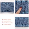 DOOBO 3 Pack Spa Headbands Microfiber Bowtie Headbands for Women
