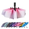 LANBRELLA Umbrella Compact Inverted Folding Umbrellas Auto Open Auto Close