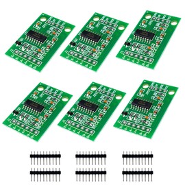 Heemol HX711 Load Cell Modules, Pressure Sensor Modules, 24 Bit Precision A/D Module for DIY 6 Pieces