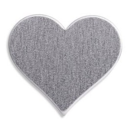 RMP Bastelbedarf, 1/4 Zoll Herz ohne Loch, Aluminium 0,063 Zoll (14 GA.) – 300 Stück