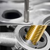 QWORK® Gewindebohrer M12*1.5mm Gewindebohrer und Schneideisen Set