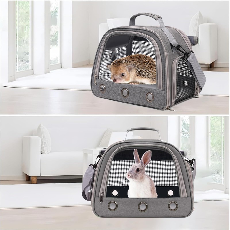 Transport Box Rabbit Small Animal Pet Carrier Guinea Pig Carrier