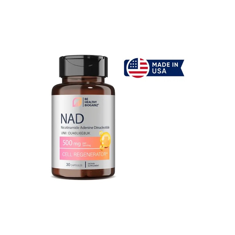 Nad Nicotinamida Adenina Antienvejecimiento Celular 500mg 30