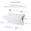 Protect360 Pillow Protector (Set of 2) - Standard, 21x26, Microban