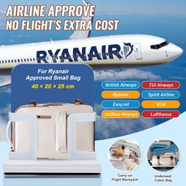 SZLX Ryanair Hand Luggage 40 x 20 x 25 Women's Backpack for Airplane Underseat Cabin Bag Travel Backpack Hand Luggage Aeroplane 45 x 36 x 20 Easyjet Backpack Laptop Waterproof Men's Backpack with Shoe