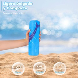 Toalla De Playa Superligera,Oalla De Microfibra Sin Arena,Toalla De Playa Fina Superabsorbente Y De Secado Rápido,71 X 32 Pulgadas,Ligera Y Compacta Para Baño, Camping, Natación,Accesorios De Viaje