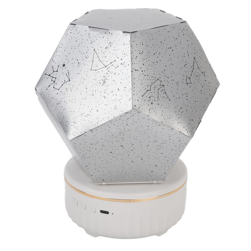 LED Projector Lamp 3 Color Multifunctional Dimmable Rotatable Rechargeable LED