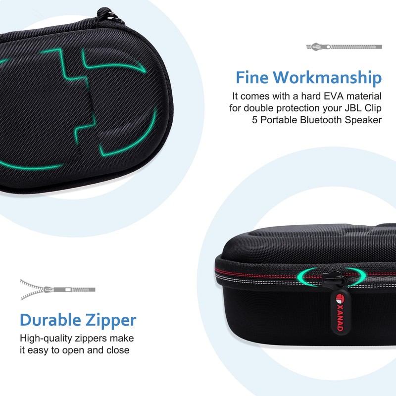 XANAD Hard Travel Carry Case for JBL Clip 5 /