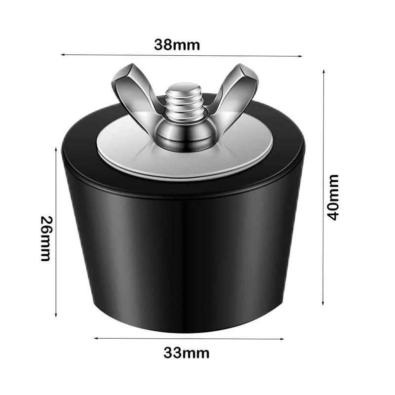 4 Pack 45mm Rubber Pool Winterizing Expansion Plugs with Stainless