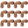 Copper Press Fittings,1/2 inch Copper Coupling 90 degree Elbow Coupling