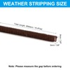 PATIKIL Pile Weather Stripping, Self Adhesive Weatherstripping Brush Fuzzy Door