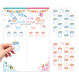 Gender Reveal Decorations - 36 Voting Gender Reveal Games Gender Reveal Ideas Boy or Girl Games Party Supplies for Gender Reveal Voting Use Gender Reveal Decor