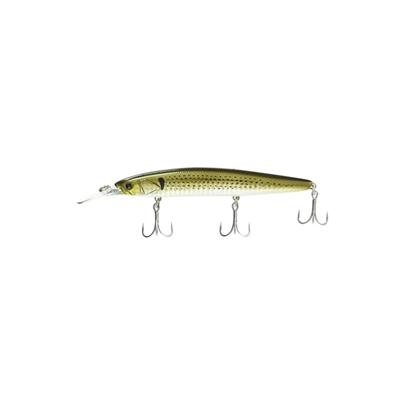 JACKALL Big Backer 128S-LB Wangan Minnow Fishing Lure, Konoshiro Lens