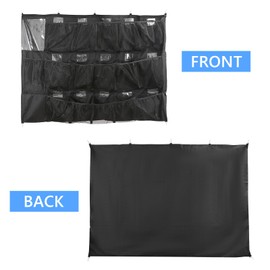 MJFSGYO 15 Player Dugout Organizer - Hanging Baseball Helmet Bag,Baseball Dugout Organizer,Including Helmets, Batting Gloves, Balls with Name Cards Roster Line Up,Baseball Coaching Accessories