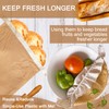 Reusable Beeswax Bread Bag - Cotton Beeswax Bread Bags With