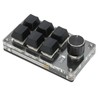 Mechanical Gaming Keypad 6 Keys 1 Knob Small USB Wireless