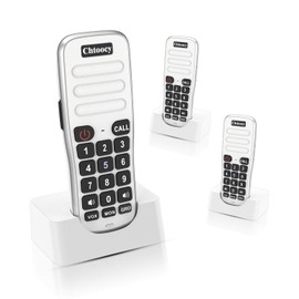 Intercoms Wireless for Home 1 Mile Range 10 Channel, Chtoocy Rechargeable Wireless Intercom System for Home Business Office, Handheld Home Room to Room Communication System (3 Packs, White)