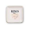 Rings & Sparkly Things Ceramic Trinket Tray Sentimental Gift Idea