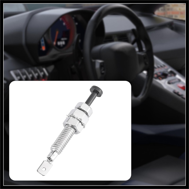 Hihaha 2pcs Adjustable Door Pin Switch Car Auto Engine Trunk