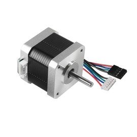 Dealikee 3D Printer Motors, Nema 17 Stepper Motor 42 Motor 1.8 Stepper Angle 42BYGH 1.7A (17HS4401) motor 4-Lead W/1m Cable for Extruder Reprap Makerbot CNC Creality