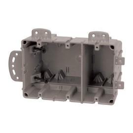 Southwire MSBMMT3G 3 Gang Multi Mount Device Box with Depth Adjustable; Heavy Duty 42lb; Gray