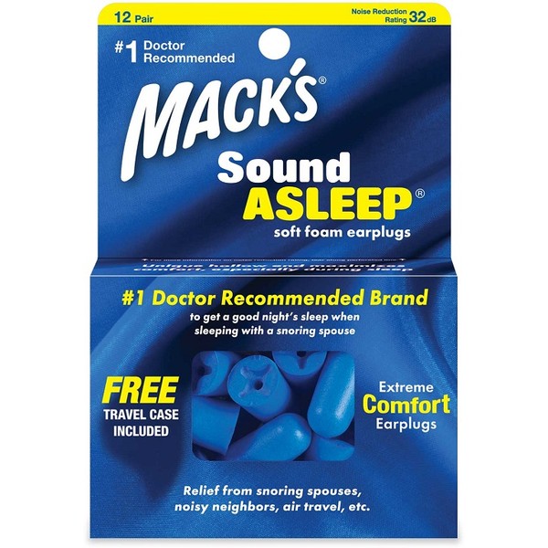 MACK'S Sound Asleep Soft Ear Plug - 12 pairs