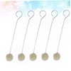 COHEALI 10pcs Wool Daubers Brush for Leather Dyeing Metal Handle