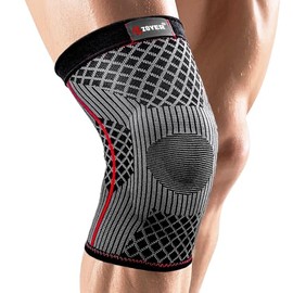 ZOYER- Rodillera para mujer y hombre, manga de compresión de punto 3D con almohadilla de gel mejorada para la rótula, soporte hipoalergénico para el  