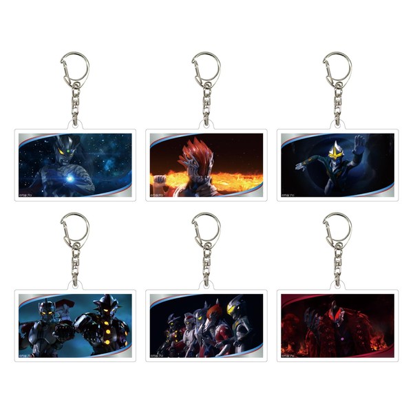 Ultraman Zero 02 Acrylic Key Holder, Box of 6