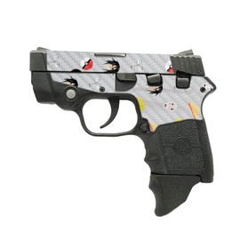 MightySkins Carbon Fiber Skin Compatible with Smith & Wesson M&P Bodyguard 380 (Green or No Laser) - Anime Fan | Protective, Durable Textured Carbon Fiber Finish | Easy to Apply | Made in The USA