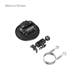 SmallRig 5" Electric Suction Cup Mount Kit with Magic Arm with Ball Head for Vehicles, 2000mAh Battery, Type-C, Electric Motor, Camera Car Mount for Kameras, for GoPro, for DJI, for Insta360-5399