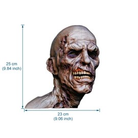 Zombie Car Side Window Decal Vinyl Sticker Perforated Funny Car Window Decal Left and Right Side Window Cling, 9.84'' x 9.05''