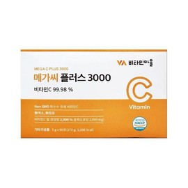 CellarHub 비타민마을 메가씨 플러스 3000 3g 90포/mjc (S38037447) Vitamin Village Mega C Plus 3000 3g 90 packs/mjc (S38037447)