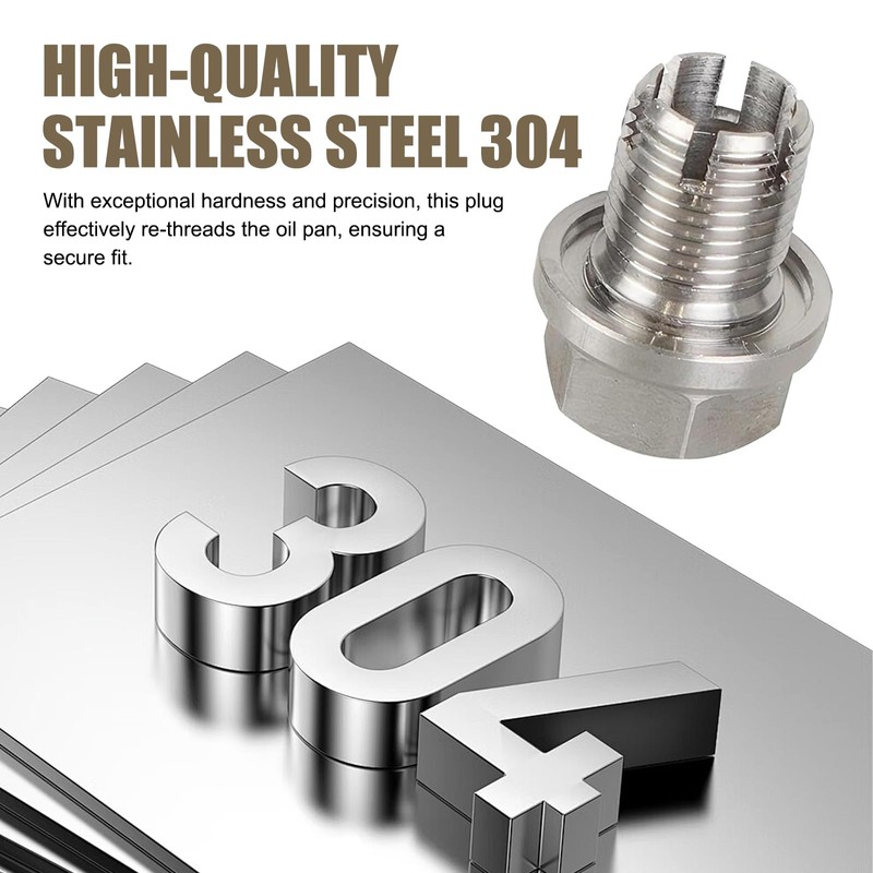 Anyhut M14.1 x 1.5 Oil Drain Plug Repair Kit, Oversize