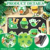 30 Pcs St. Patrick's Day Reflective Car Magnet Set Green