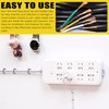 Mardatt 540 Pcs Insulated U Staple Nail Assortment Set with