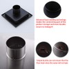 RANDOM Black Shower Drain Square with Removable Tile Insert 6