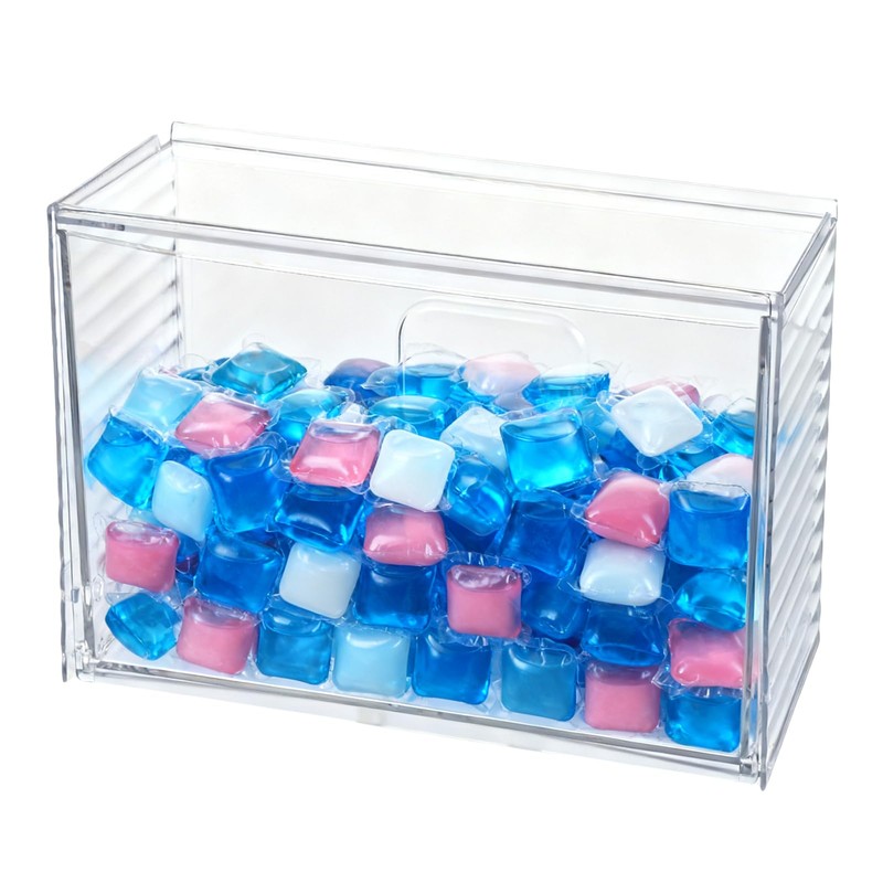 Rainmae Dishwasher Detergent Pod Holder Clear Acrylic Wall Mounted Large