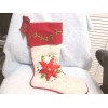 Christmas Stocking Poinsettia Christmas Stocking Lights Up New