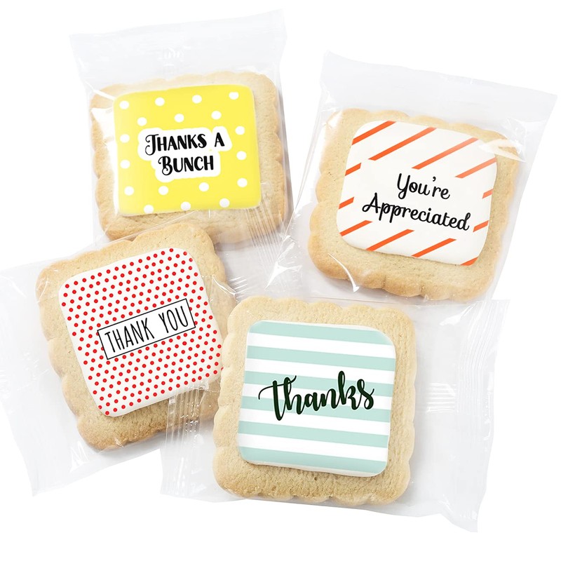Thank You Cookies 24 Pack | Appreciation Cookies | Individually