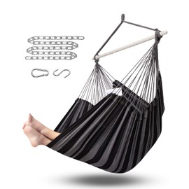 ADVOKAIR Hammock Chair Swing-XXL Large Hanging Hammock Chair－Max 500 Lbs-70in Hammock Swing- Roomy & Heavy Duty